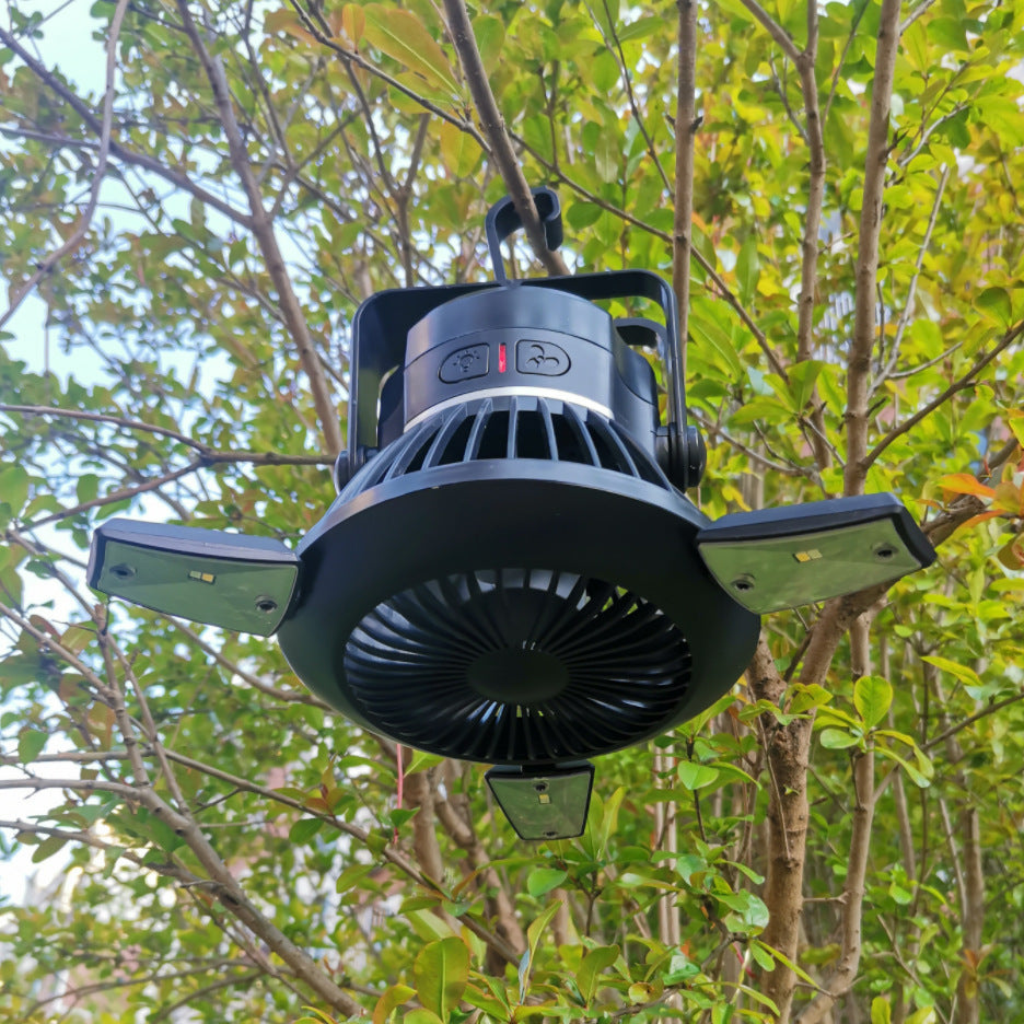 Foldable Solar Camping Fan