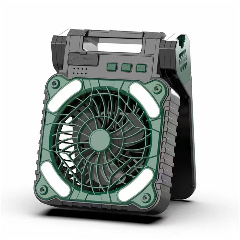 Outdoor Solar Fan Light