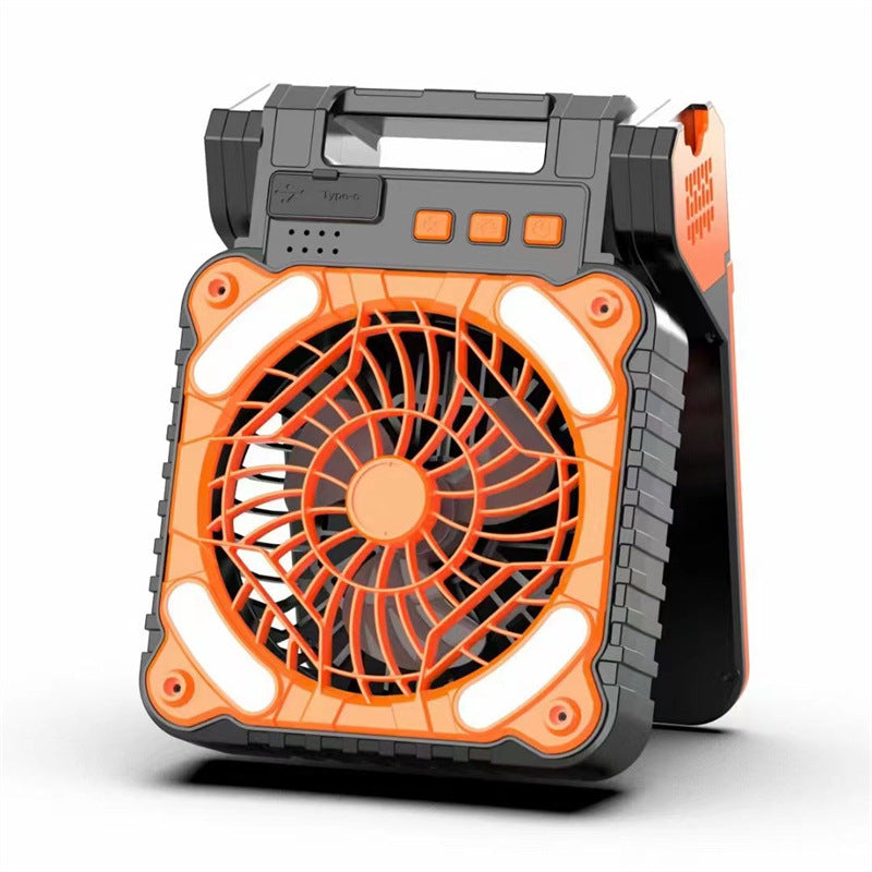 Outdoor Solar Fan Light