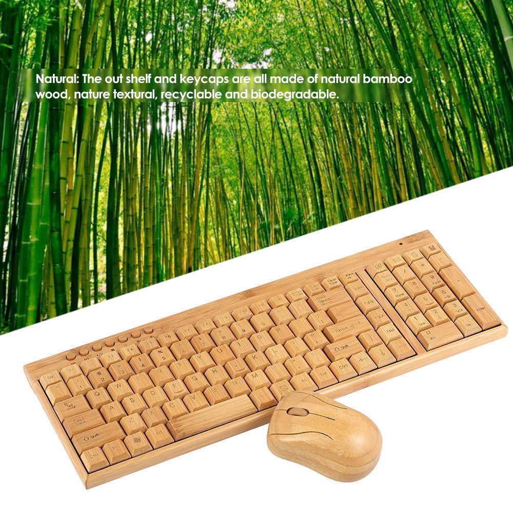 Bamboo Eco Keyboard Set