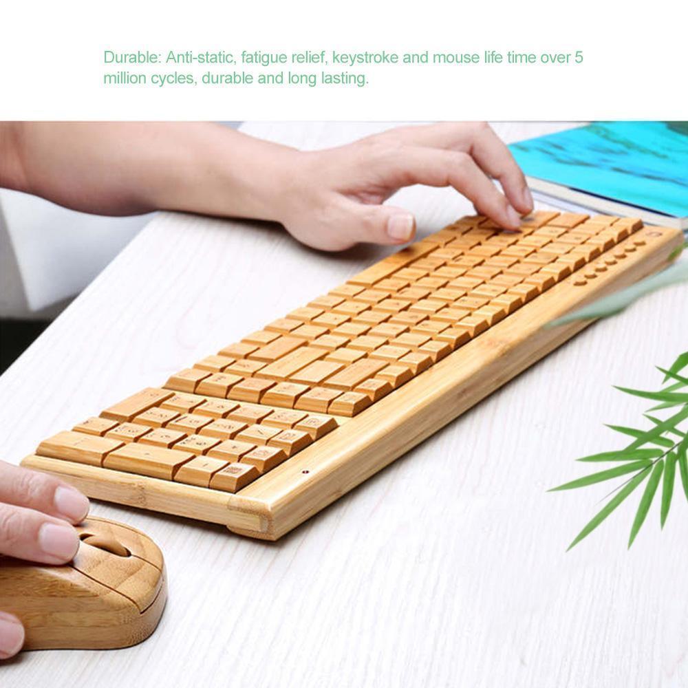 Bamboo Eco Keyboard Set