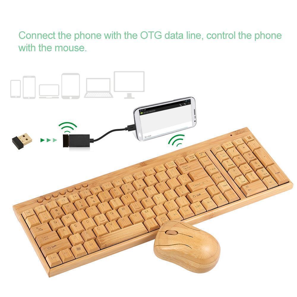 Bamboo Eco Keyboard Set